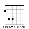 power chord on 6th string